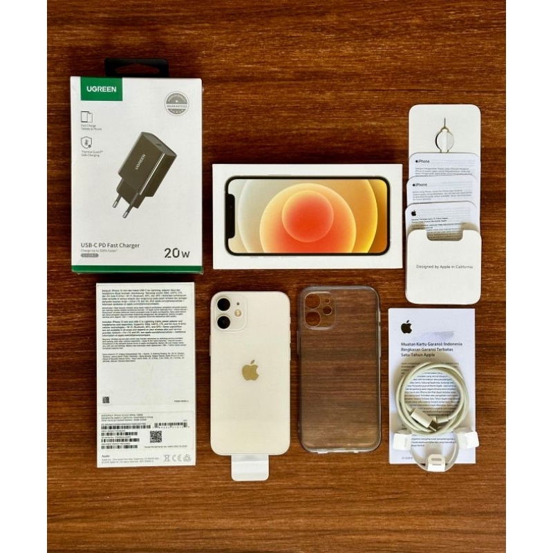 iphone 12 mini 128gb white resmi ibox