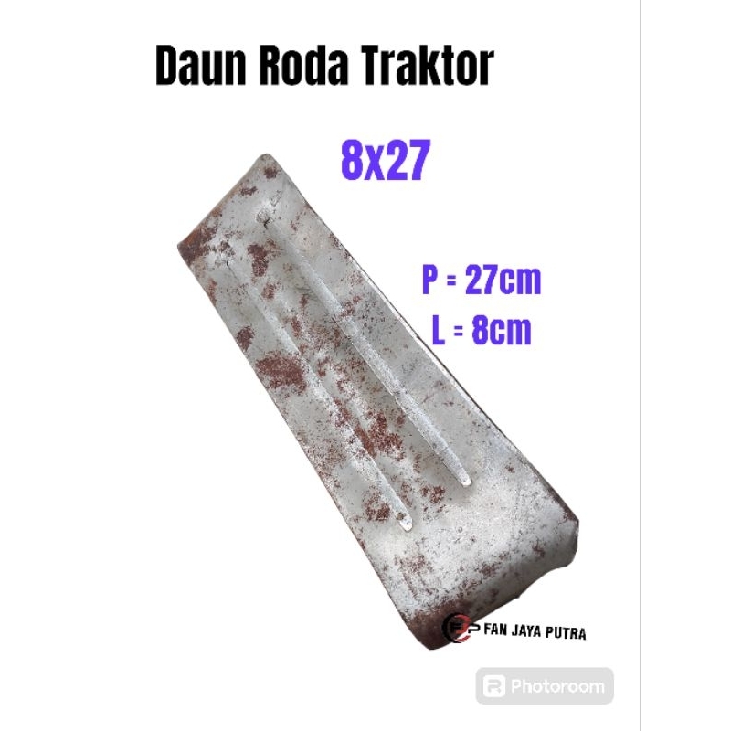 DAUN RODA TRAKTOR 8x27cm | DAUN RODA TRAKTOR BAJAK SAWAH | TRAKTOR PERTANIAN