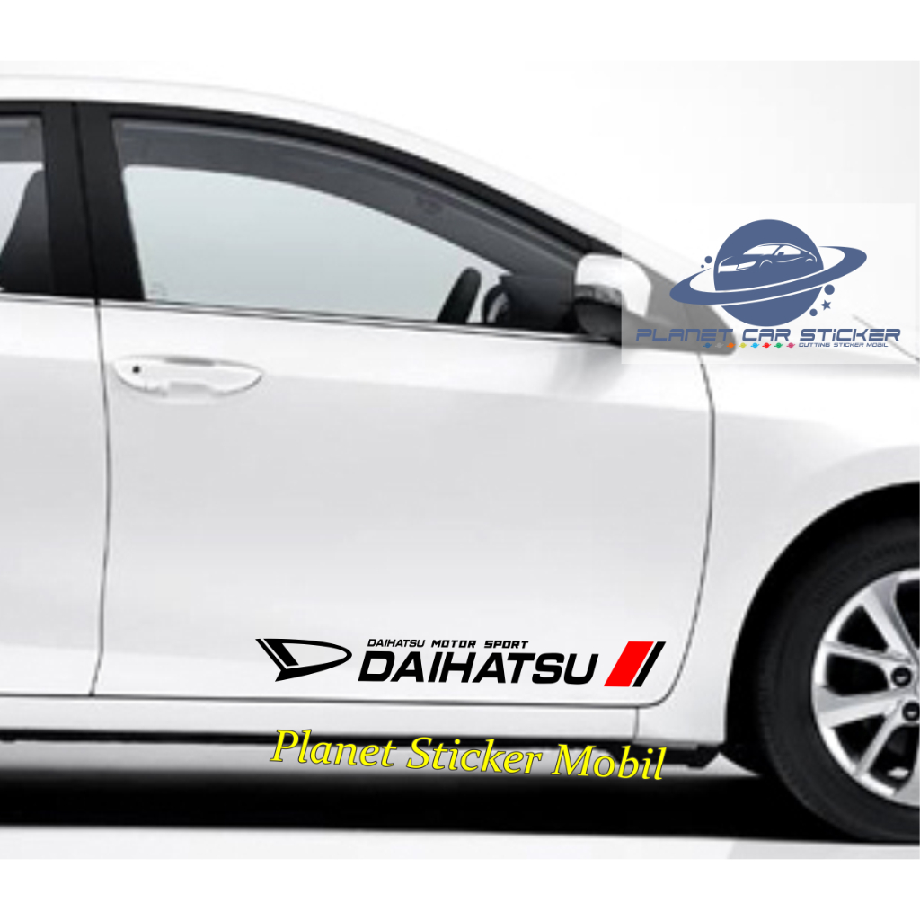 sticker daihatsu stiker body mobil daihatsu xenia rocky sigra terios taruna luxio stiker new design 