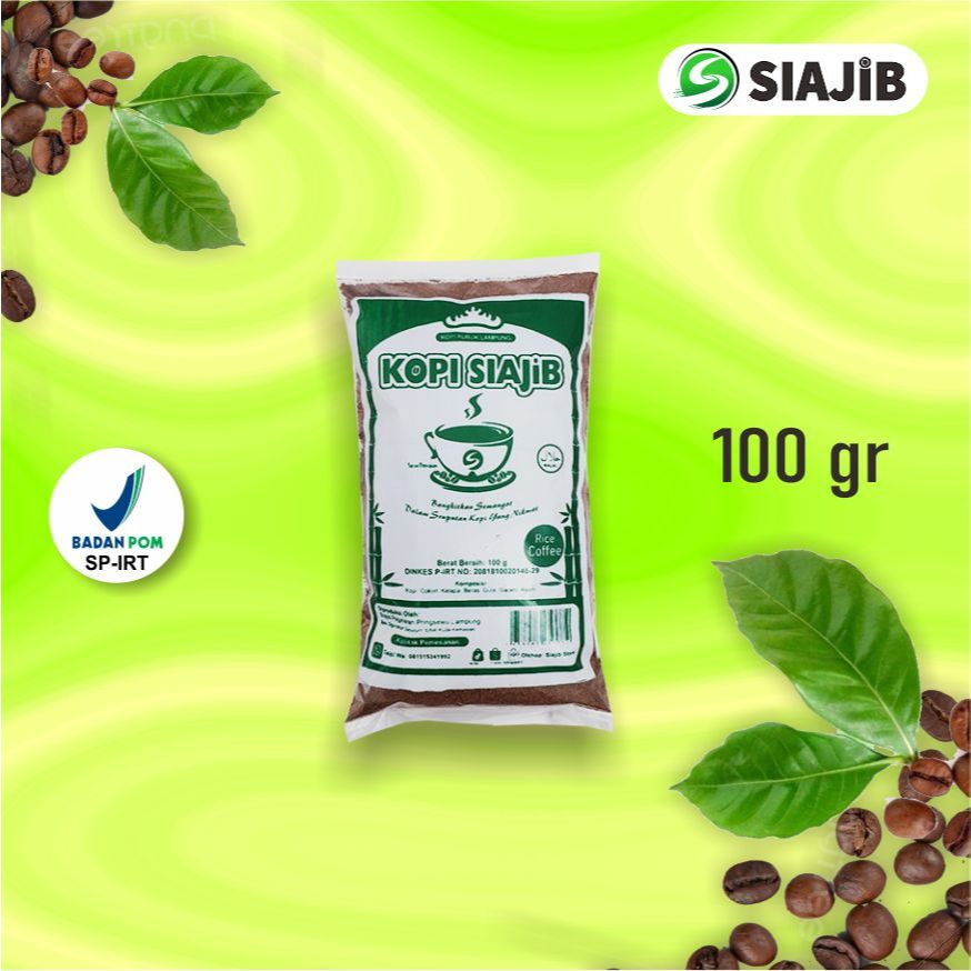 

Kopi Siajib Rice Coffe Kopi Bubuk Lampung 100 gr