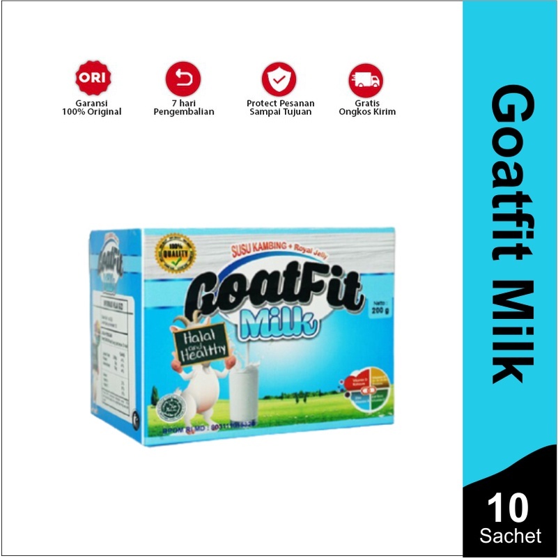 

Susu Kambing Etawa Goatfit Milk Plus Royal Jelly 200 gr