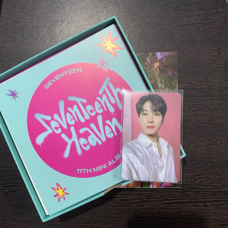 trading card seventeen wonwoo cafe