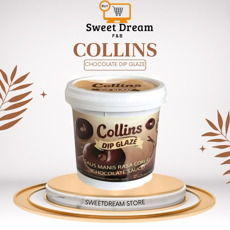 

TERMURAH!!! COLLINS CHOCOLATE DIP GLAZE