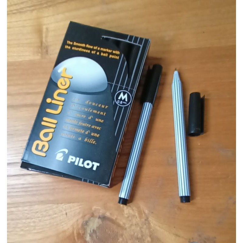 

(1 pcs) PILOT BALLINER TINTA HITAM KETEBALAN 0,8