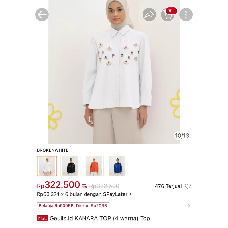 Geulis.id kanara Top