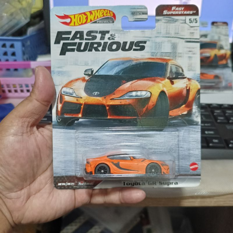 hot Wheels Premium Toyota GR Supra FnF Fast Superstars free protektor