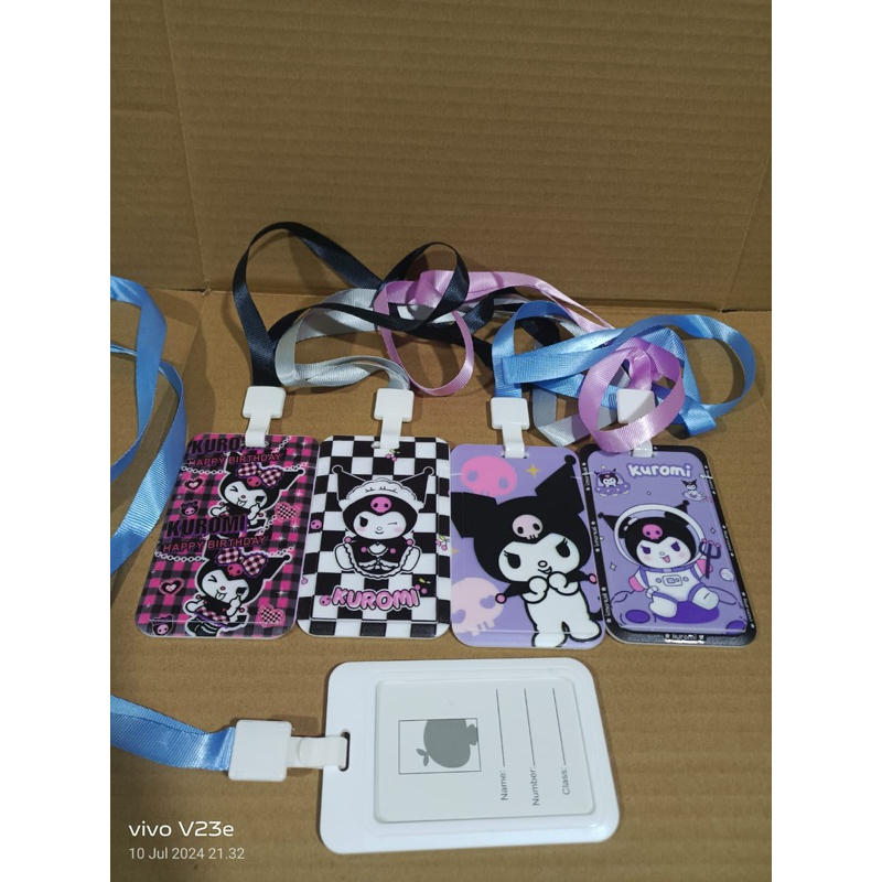 

name tag sanrio kecil tali polos satuan