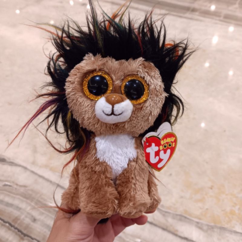 TY TOYS BEANIE BOOS RAMSEY LION / BONEKA BINATANG SINGA