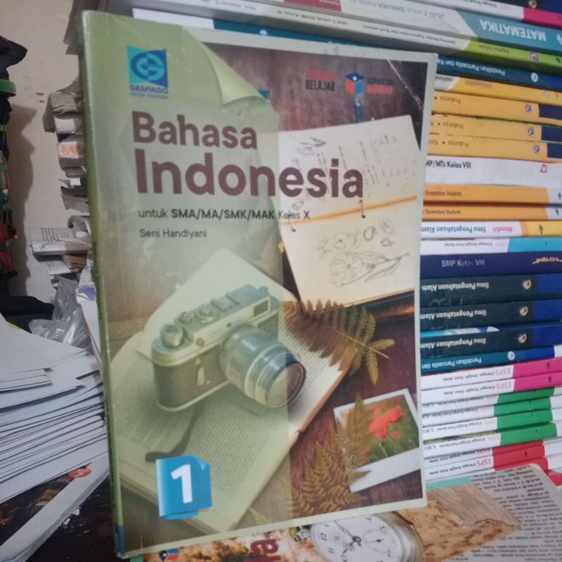 buku bahasa Indonesia SMA kelas 1-10 penerbit grafindo
