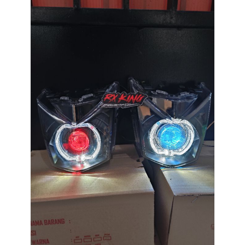 lampu biled 4inc beat fi 2013-2016 ala projie  BILLLED set reflektor