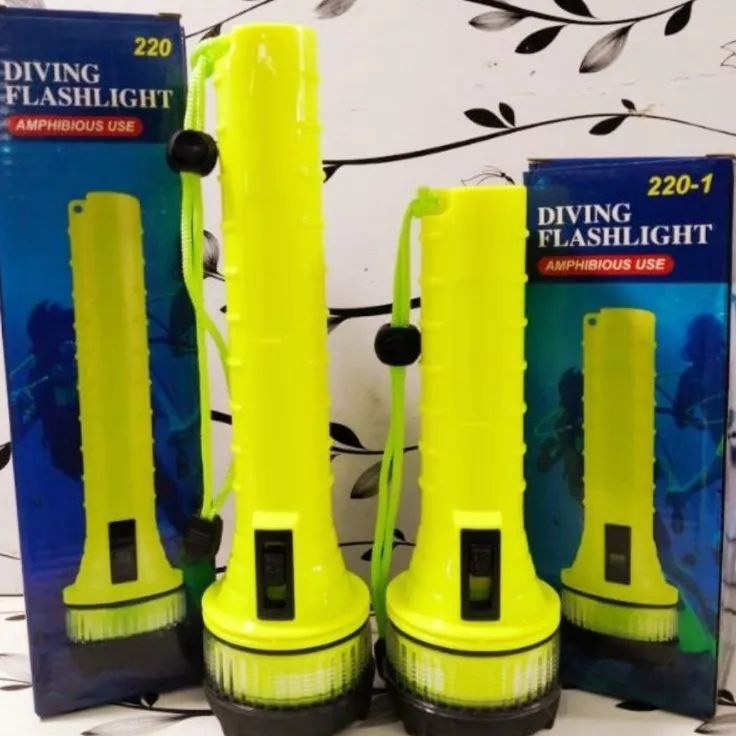 Diskon Tambahan  Senter Selam Deving Flashlight 22221 senter selam super terang