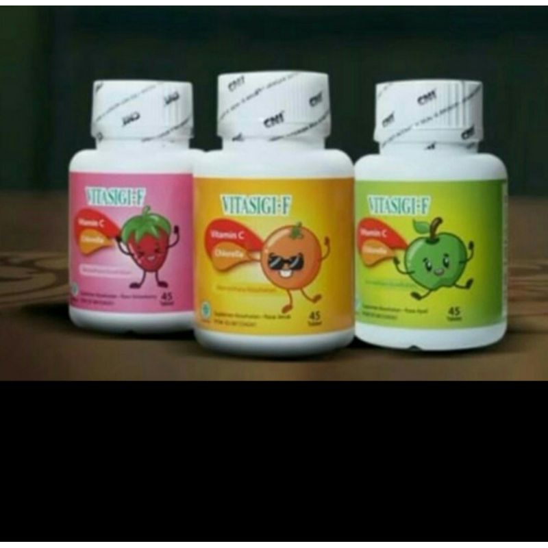 CNI Vitasigi F 45 tablet Permen Sehat Untuk Tumbuh Kembang Anak
