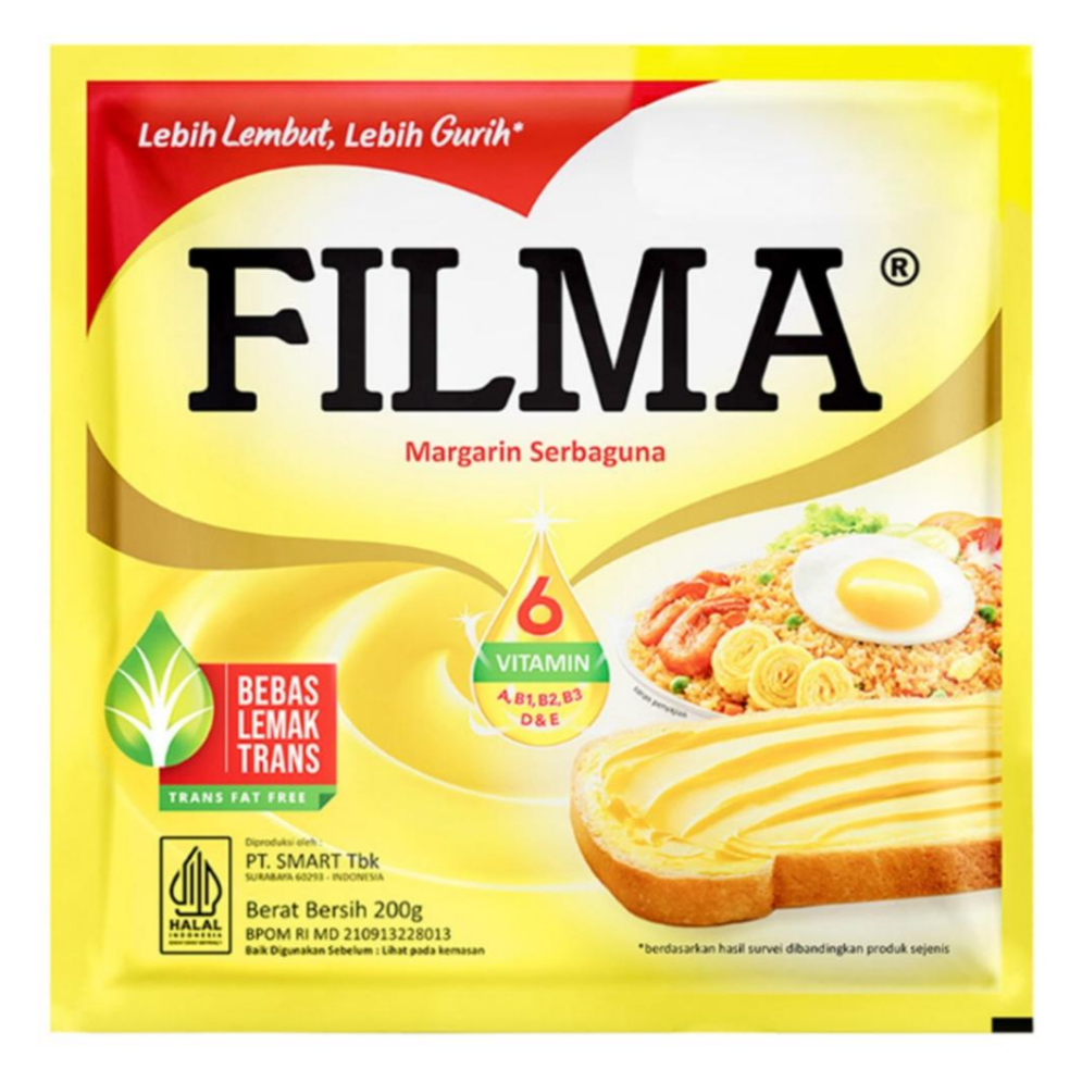 

Filma margarin kemasan 200 gr