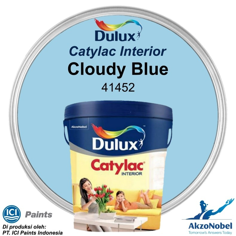 CAT DULUX CATYLAC INTERIOR 5 KG - CLOUDY BLUE 41452