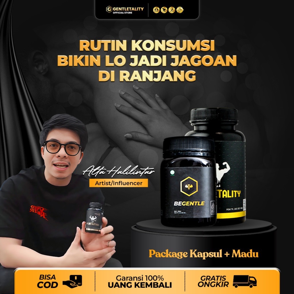 GENTLETALITY: Paket Lengkap Stamina dan Performa Pria, Madu dan Kapsul Herbal