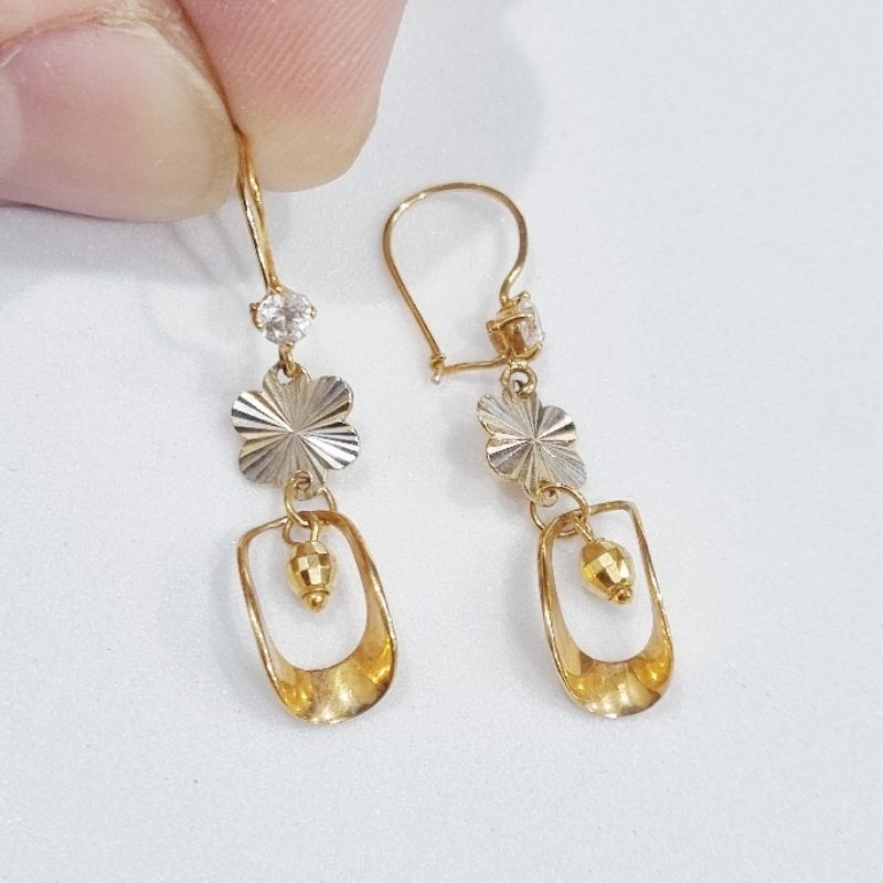 16K / 1.9 gr / 3.3 cm - Anting Emas Kawat Kadar 70% 700 - PJ