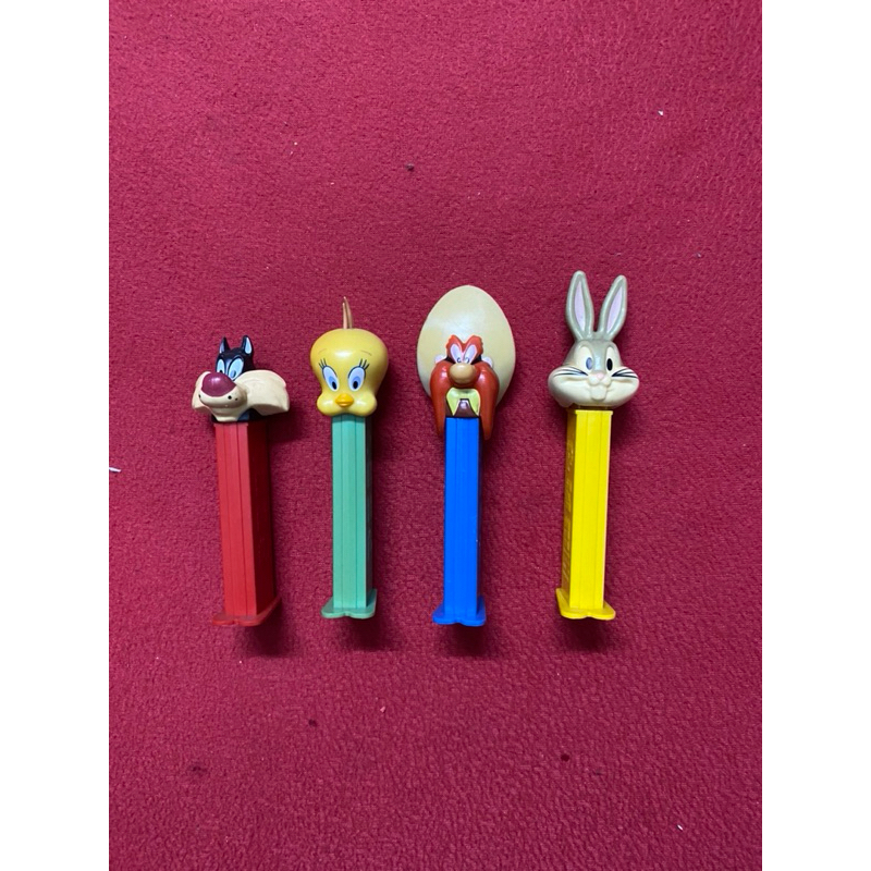 Ready Stock Koleksi Mainan Jadul Pez Candy Dispenser Looney Tunes