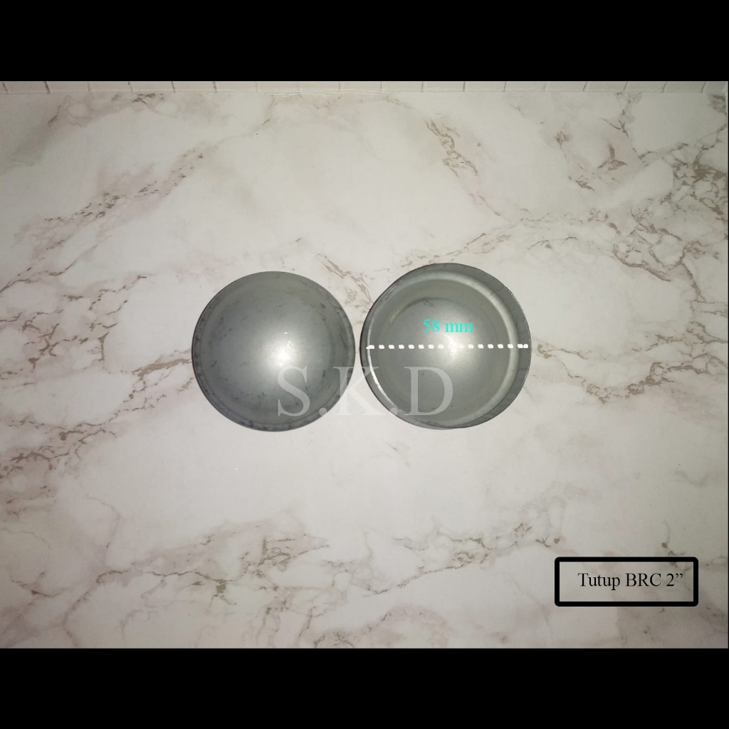 Dop/ Tutup Pipa Tiang BRC Uk. 2" - Ornamen Pagar, Pipa, Tangga DLL