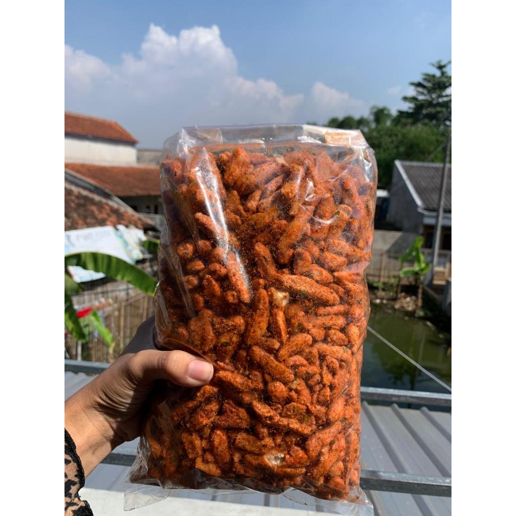 

Basreng stick pedas extra daun jeruk | basreng 1 kg
