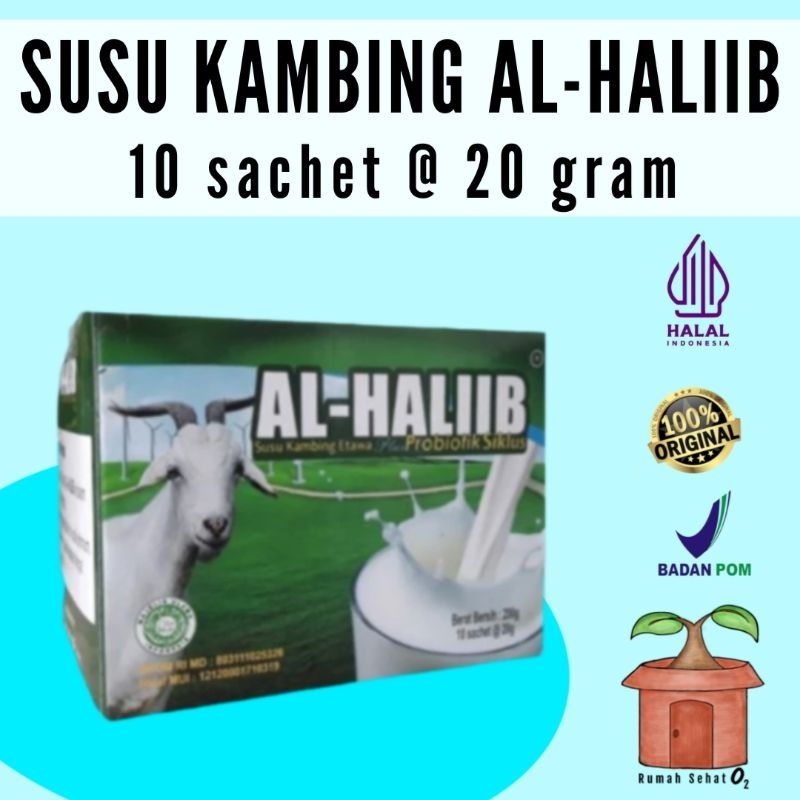 

Susu Kambing Etawa Al-Haliib Probiotik Goatmilk Goat Milk Sachet Etawalin Ettawa Biosyafa Bubuk