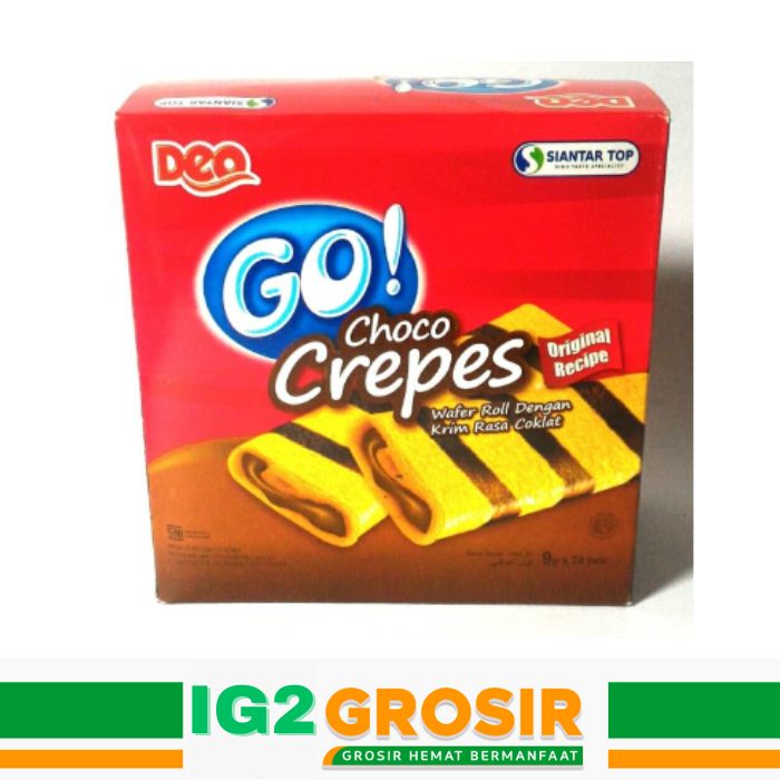 

Go Choco Crepes 1 Box isi 24 bungkus