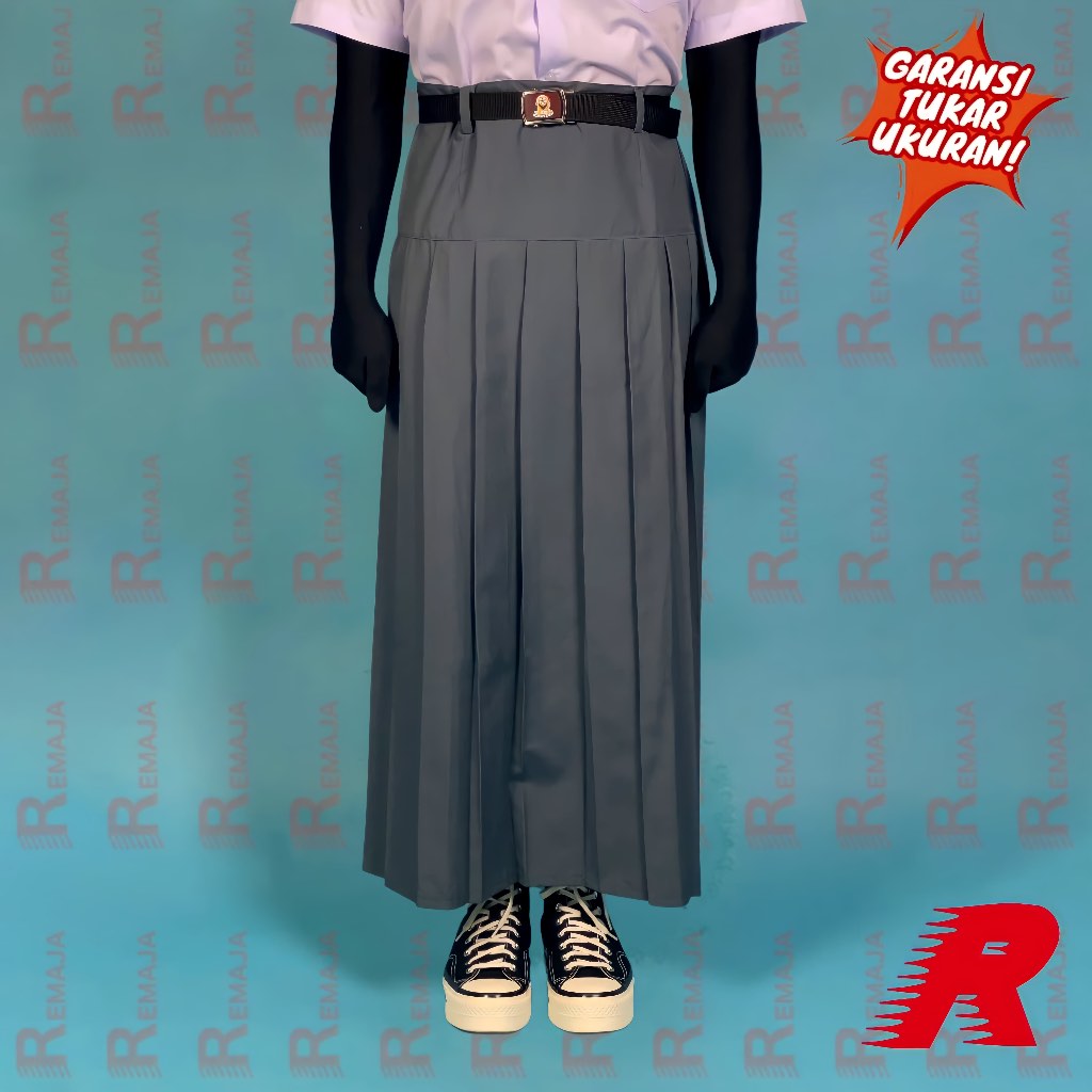 Rok Rempel SMA Rok Bawahan SMA Rok SMA Seragam Sekolah SMA Rok Rempel Panjang SMA