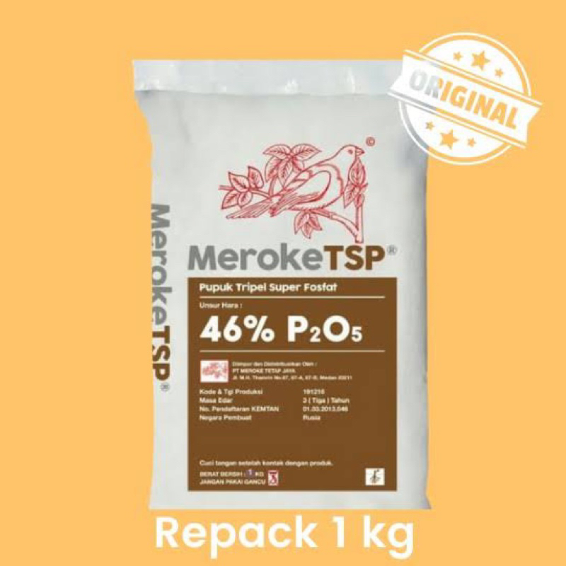 Pupuk TSP Meroke repack 1kg
