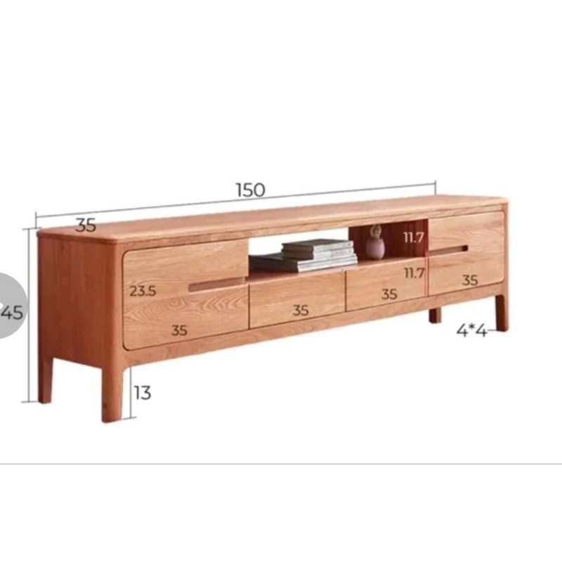 MEJA TV KAYU JATI JEPARA