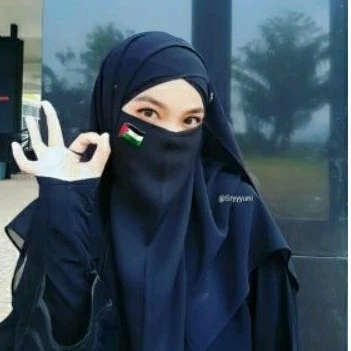 cadar tali 2 layer motif palestina ceruty baby doll