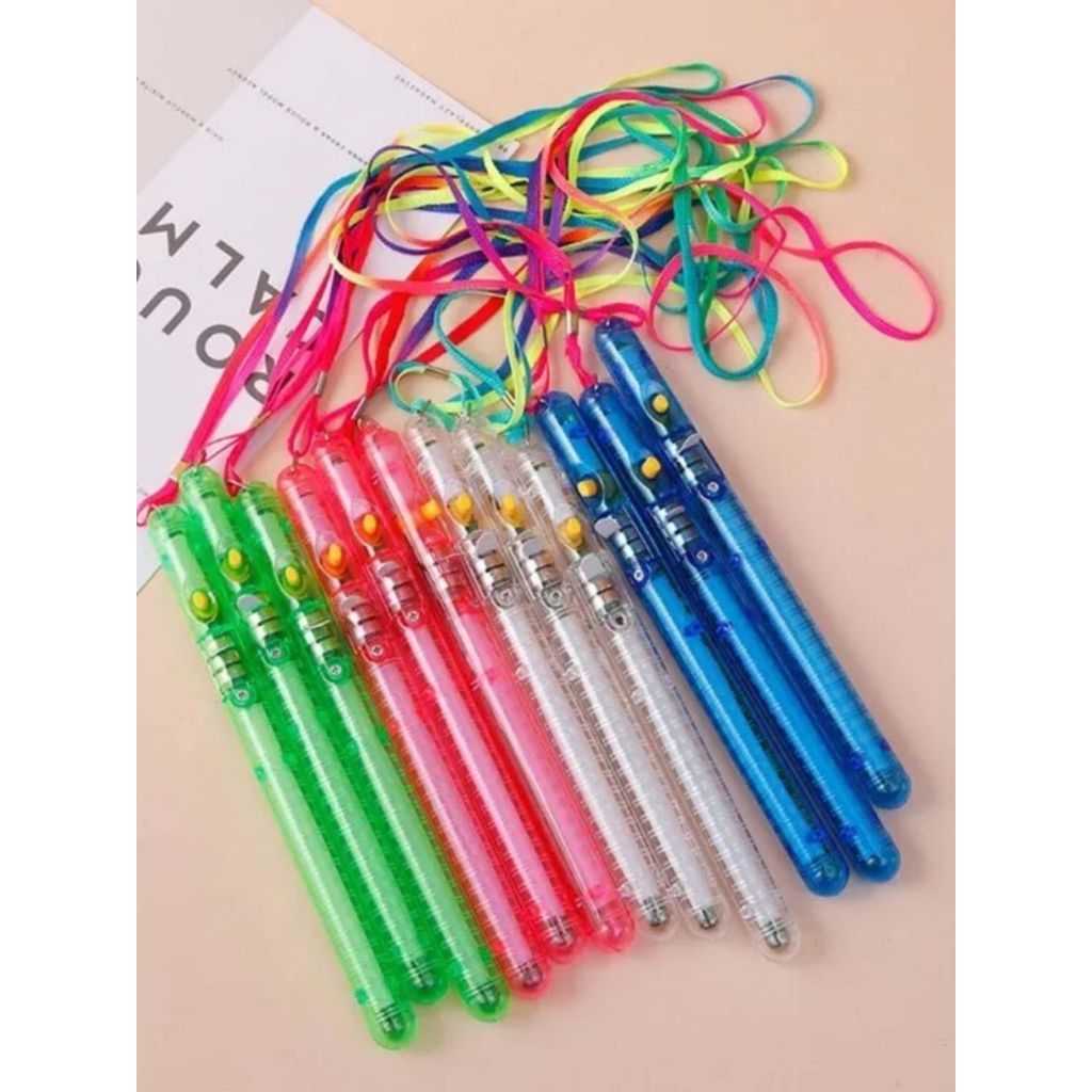 STICK-LAMPU 1pcs [BISA NYALA] Stik Lampu Takbiran Konser Glow Stick bisa nyala ada tombol on off
