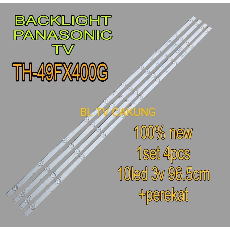 Lampu led backlight BL tv PANASONIC TH-49FX400G 49FX400G