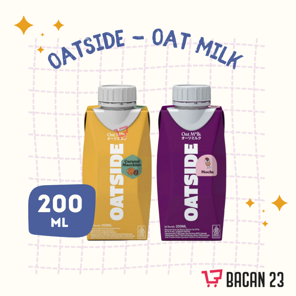 

Oatside Oat Milk 200ml (Caramel Macchiato - Mocha) Susu Oat