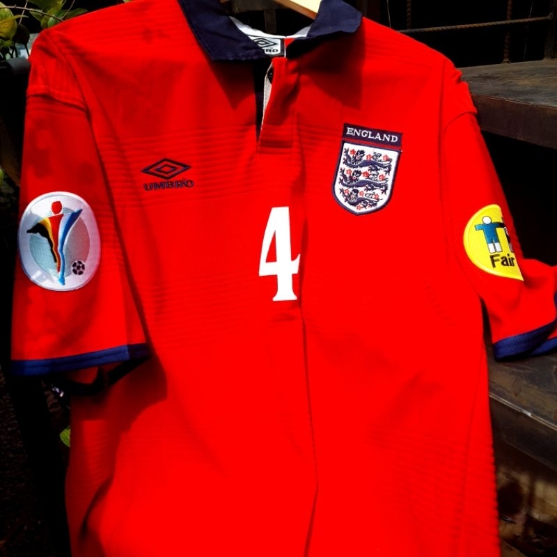 Vintage Jersey England Euro 2000 Away Kit