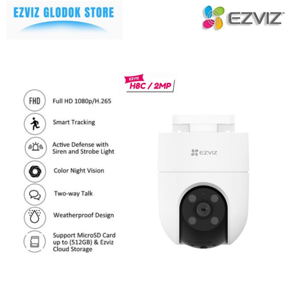 CAMERA CCTV EZVIZ H8C 2MP OUTDOOR