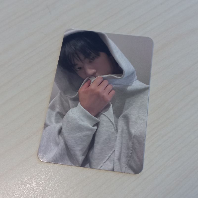 official photocard pc dohoon tws hoodie sparkling blue weverse pob