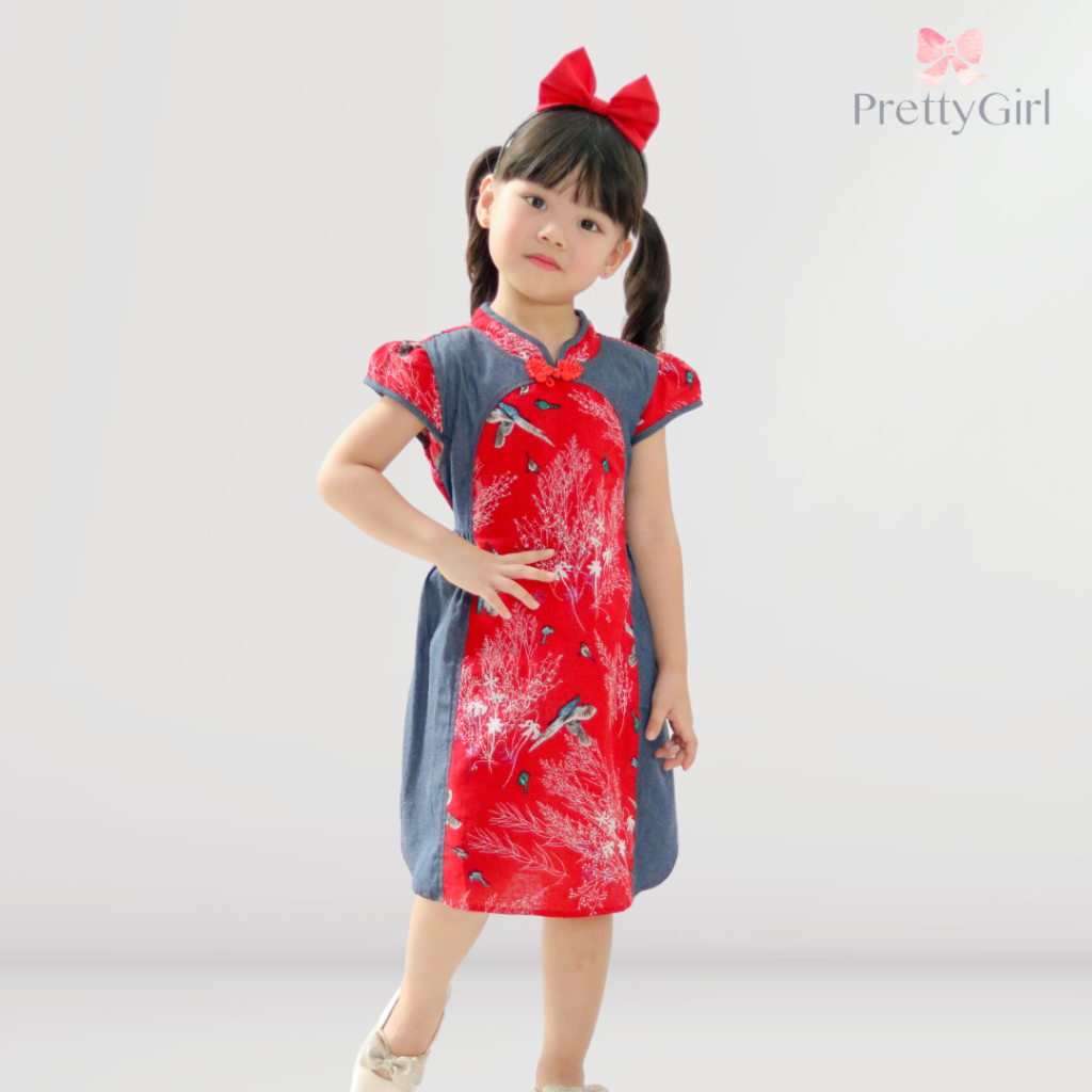 Pretty Girl - Wenwen Red Dress | Dress Anak Perempuan