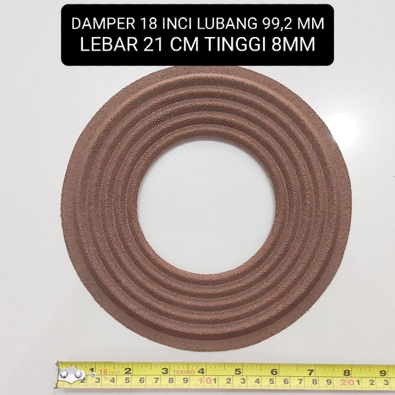 Damper Lubang 99,2 MM TINGGI 4 Inci Membran Speaker 18