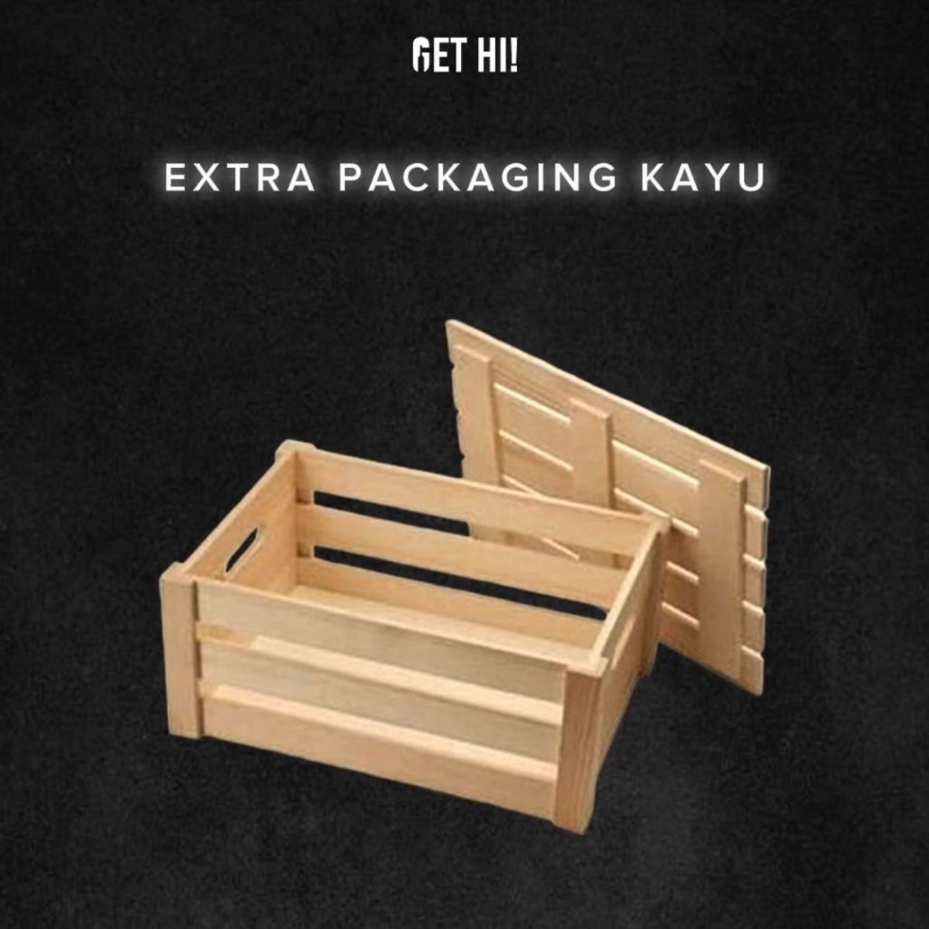 

Bubblewrap + Packing Kayu Extra Untuk Luar Kota Ukuran Max 12 Botol