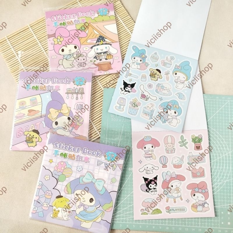 

Stiker Buku Karakter Lucu/Sticker Book/Mainan Tempel Sticker Anak Anak/Mainan Anak Cewek Cowok