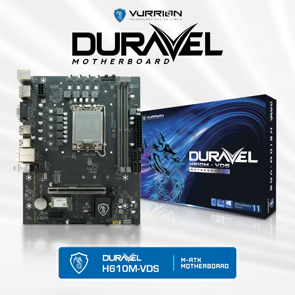 MOTHERBOARD VURRION DURAVEL H610M-VDS