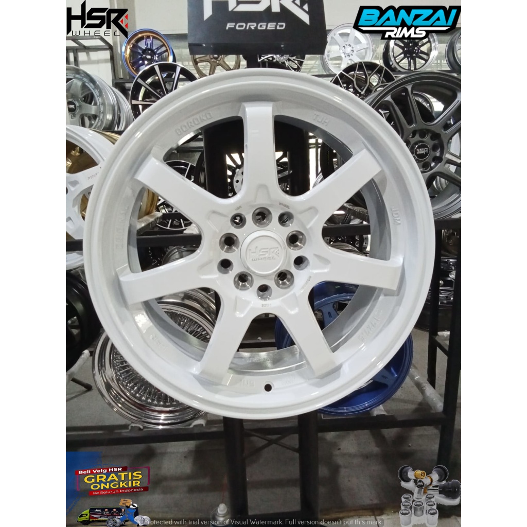 Velg Racing Ring 17 Untuk Mobil Innova Rush Sienta Terios Ertiga Apv Xpander Hsr Tjh Model TE37 R 17