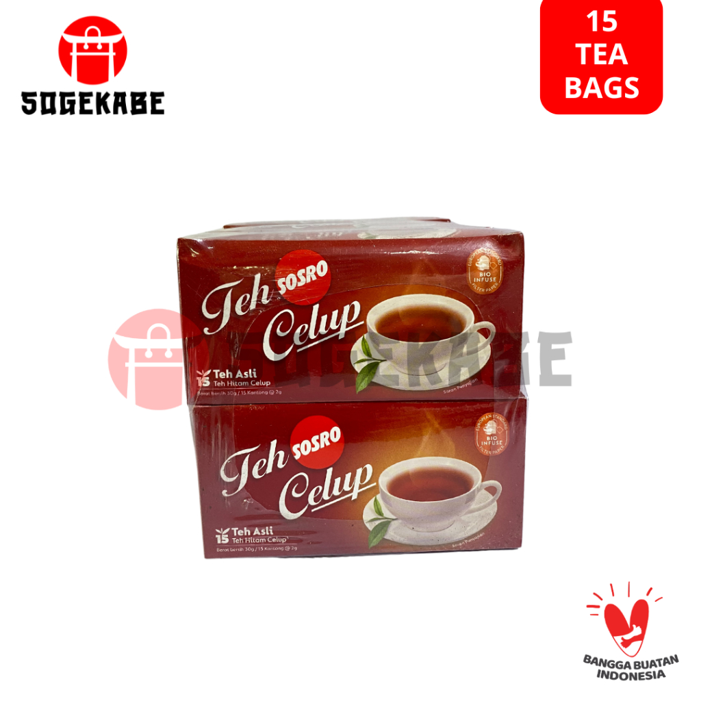 

Teh Celup Sosro Isi 15 Teabags