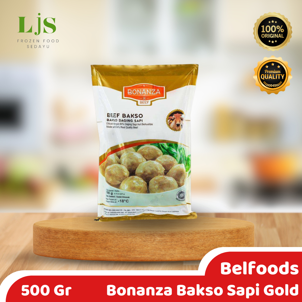 

Belfoods Bonanza Bakso Sapi Gold 500gr