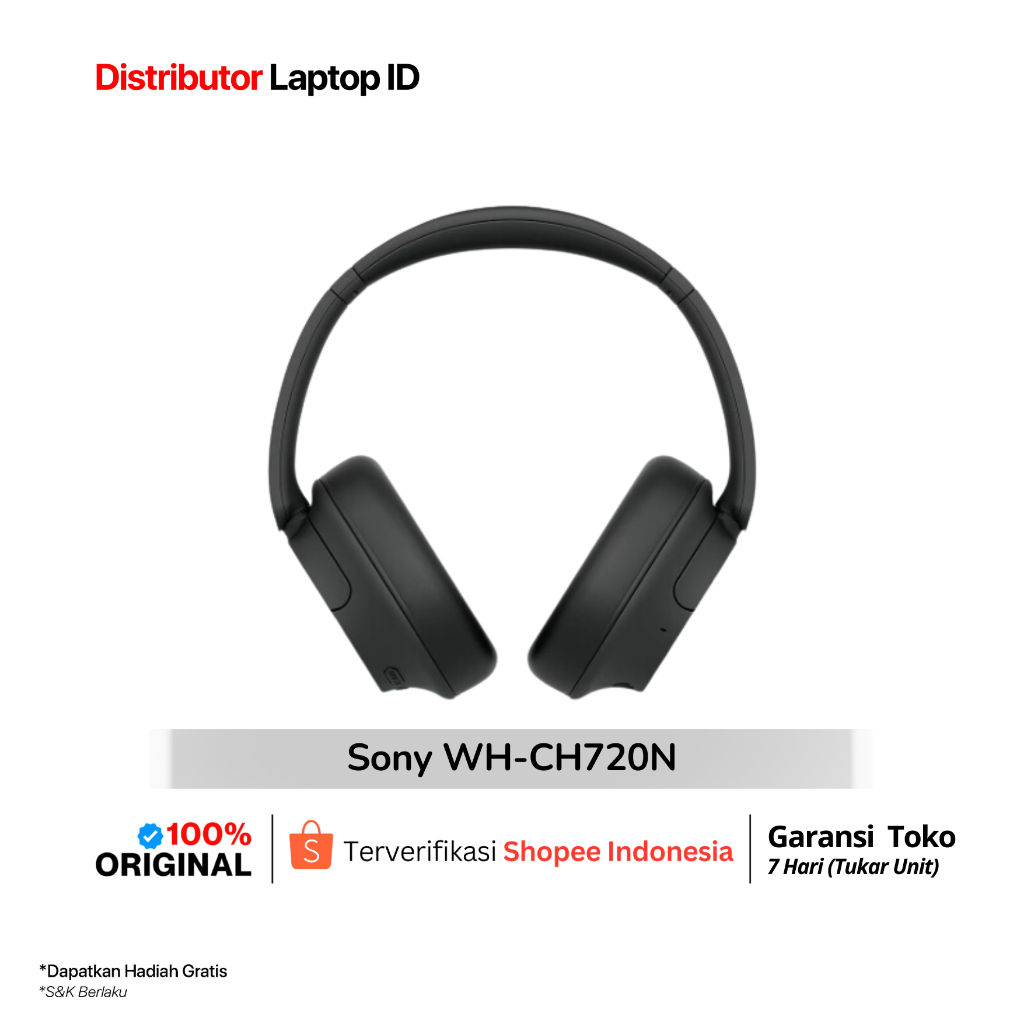 SONY Headset / Headphone SONY WH-CH720N Wireless Original RESMI