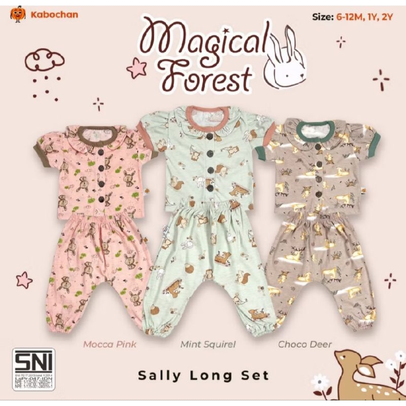 KABOCHAN - SALLY LONG SET - SETELAN ANAK PEREMPUAN