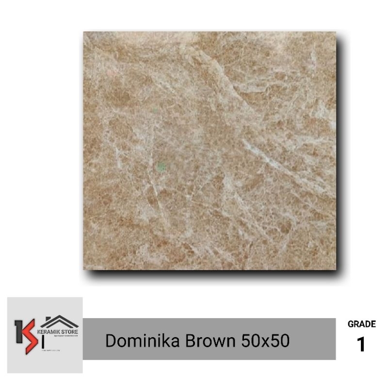 Keramik Lantai 50x50 (Glossy) Cream Marmer/ Keramik Ukuran 50x50/ Keramik Lantai 50x50