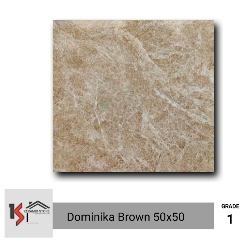 Keramik Lantai 50x50 (Glossy) Cream Marmer/ Keramik Ukuran 50x50/ Keramik Lantai 50x50