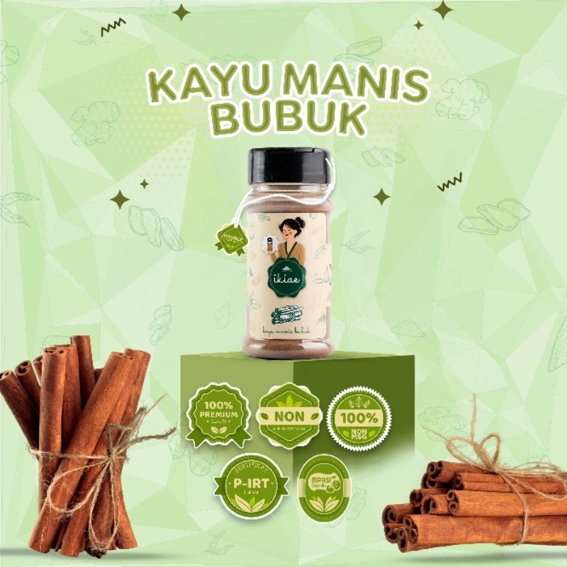 

Kayu Manis Bubuk / Cinnamon Ground / Bumbu Botol 55gr / Premium Quality / IKIAE