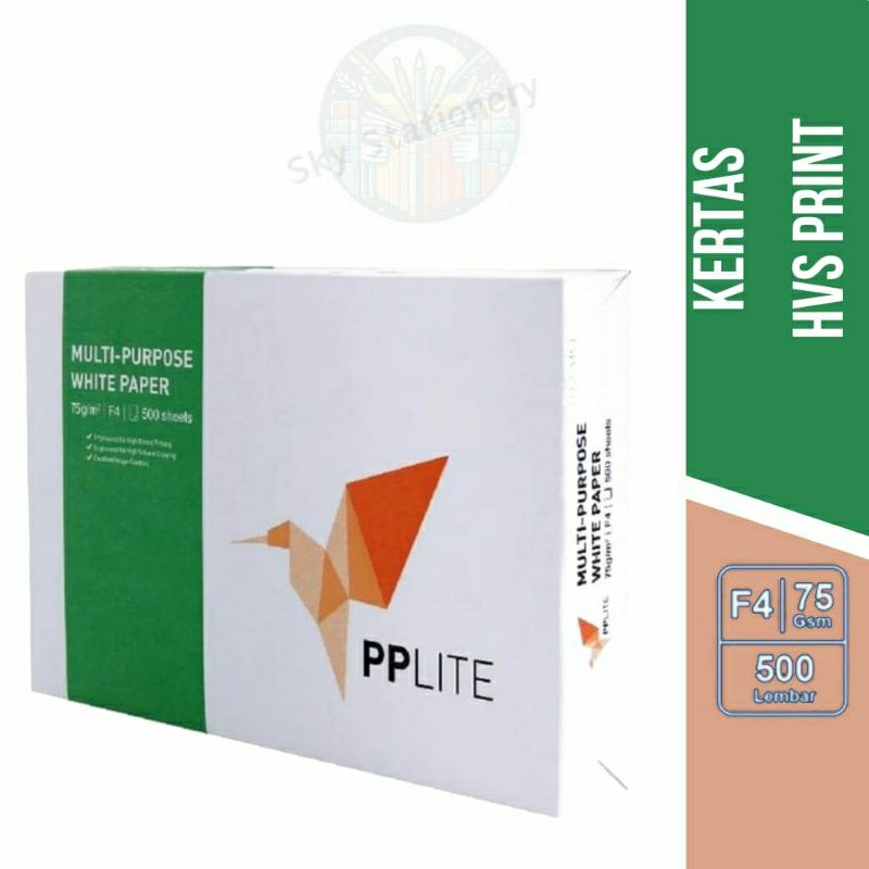 

Kertas HVS F4 PP LITE 75 gsm 1 rim