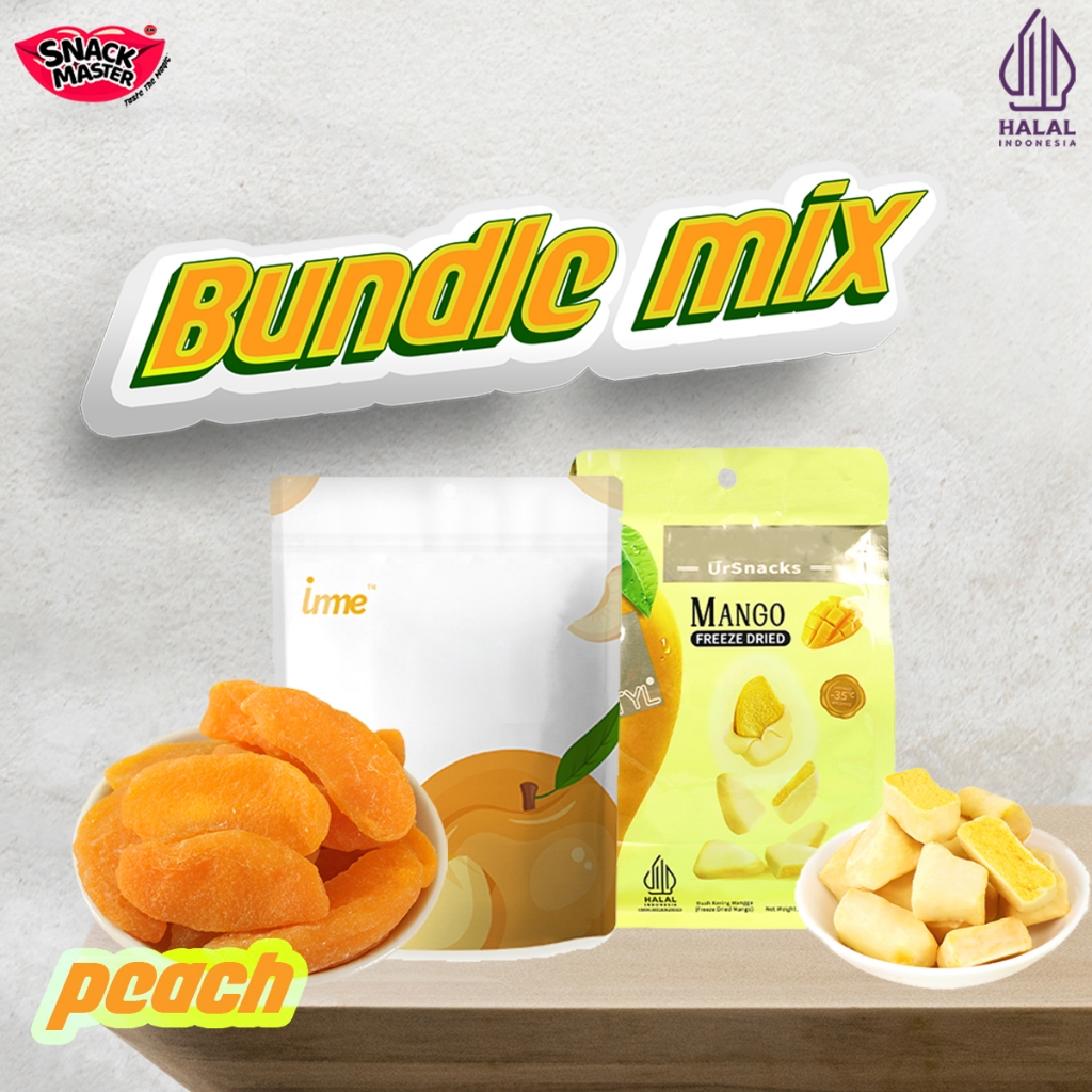 

[BUNDLE MIX SNACK] Snack Master Inme + Ursnacks Freeze Dried Fruit Snack Buah Kering Manisan Buah